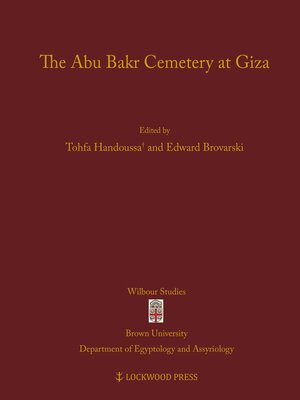cover image of The Abu Bakr Cemetery at Giza